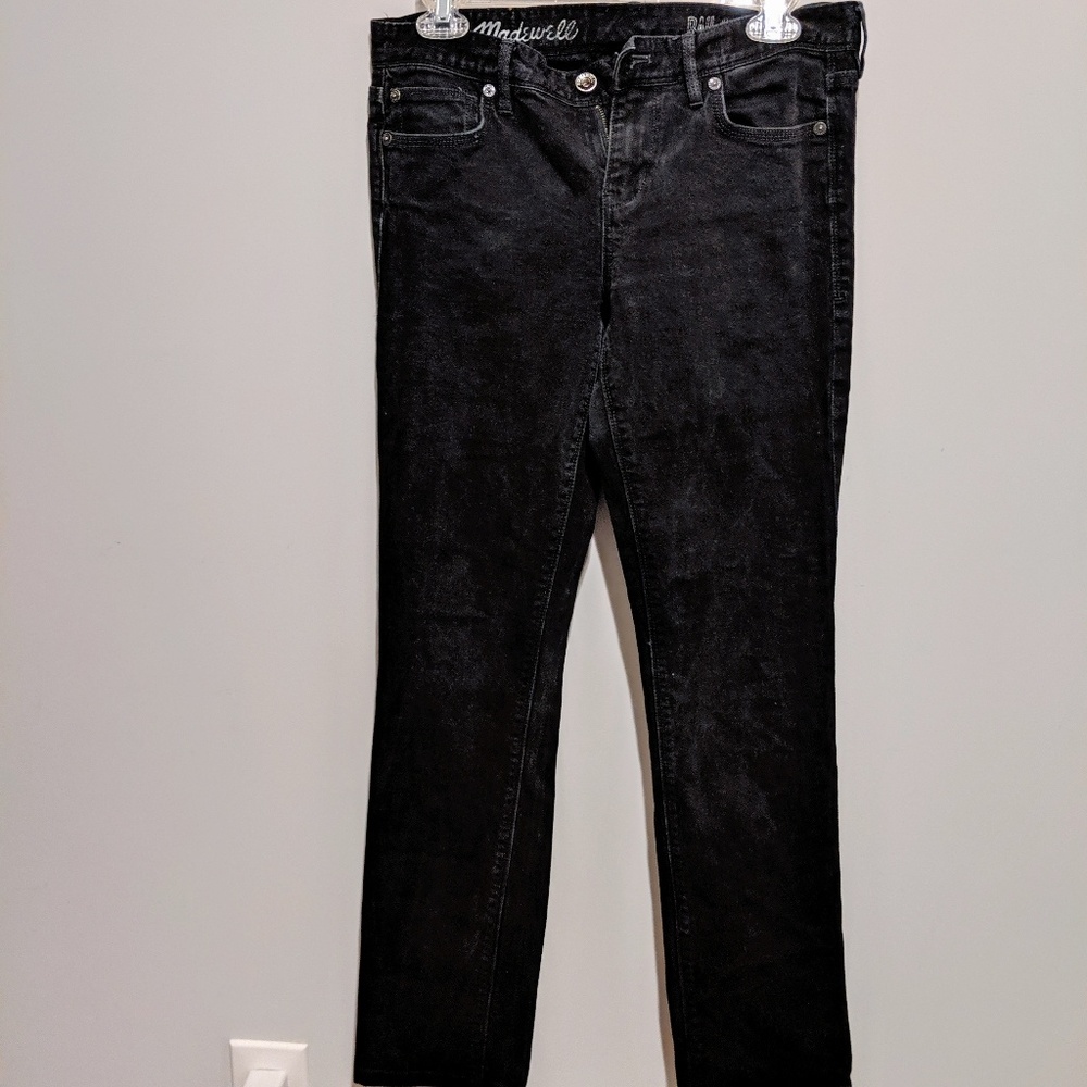 Madewell Rail straight black jeans